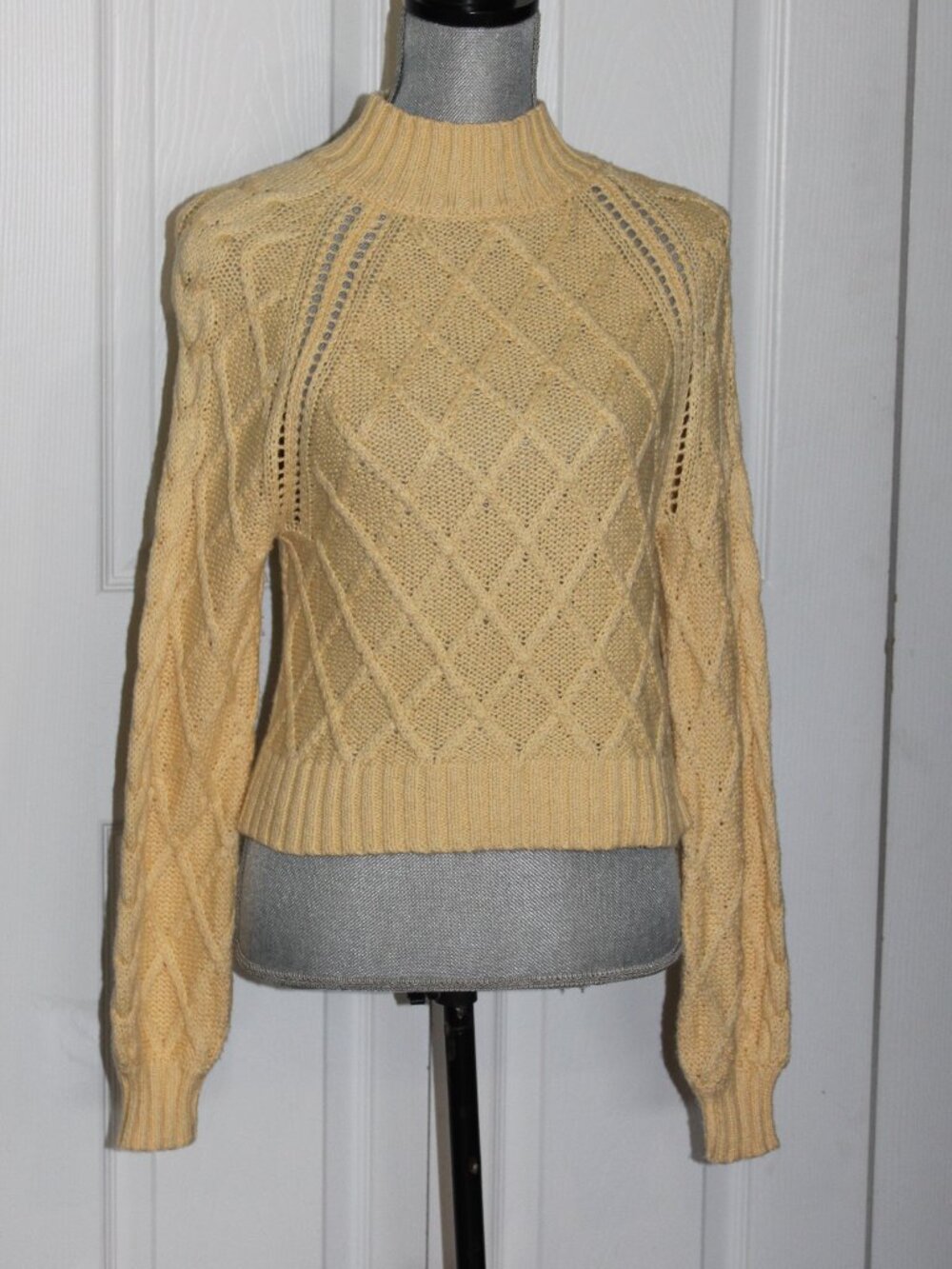 American Eagle Yellow Knit Sweater